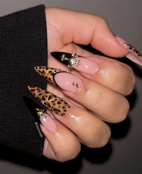 Pin by Girly on Nails in 2025 | Leopard nails, Cheetah print nails ...