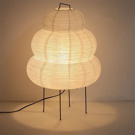 Paper Lamp Noguchi Style Lamp, Rice Paper Akari Floor Lamp, Paper ...