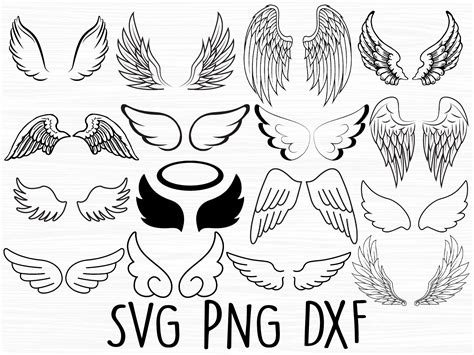 Angel Wings Svg Angel Svg Wings Svg Angel Wings Clip Art - Etsy UK