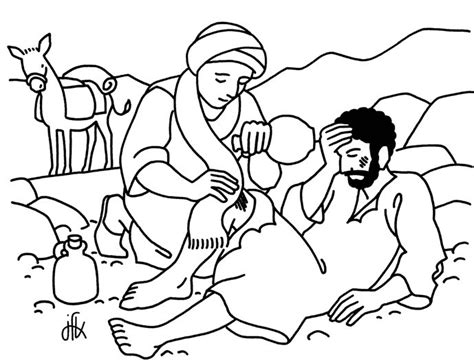 Good Samaritan Coloring Pages as A Learning Activity in School ...