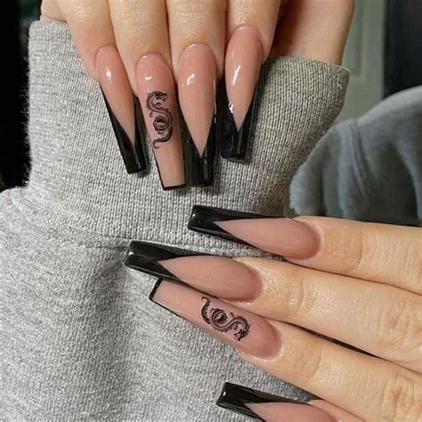Simple Black Nail Designs Tumblr