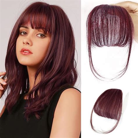 Amazon.com : NAYOO Bangs Hair Clip in Bangs 100% Real Human Hair ...