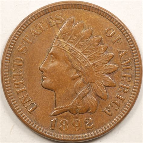 1892 INDIAN HEAD CENTS