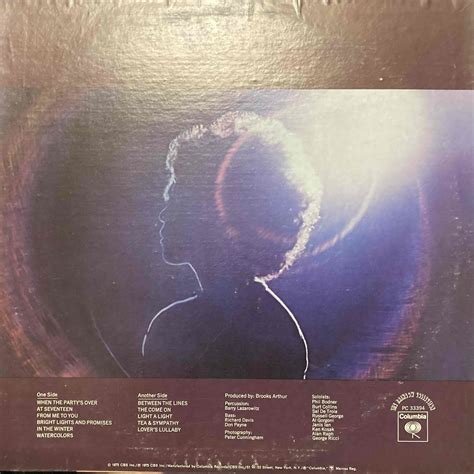 Janis Ian 最終回 Between The Lines : アナログレコード巡礼の旅