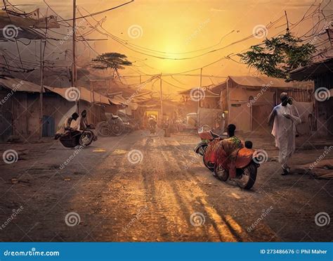 Tema, Greater Accra, Ghana. Generative AI. Stock Illustration ...