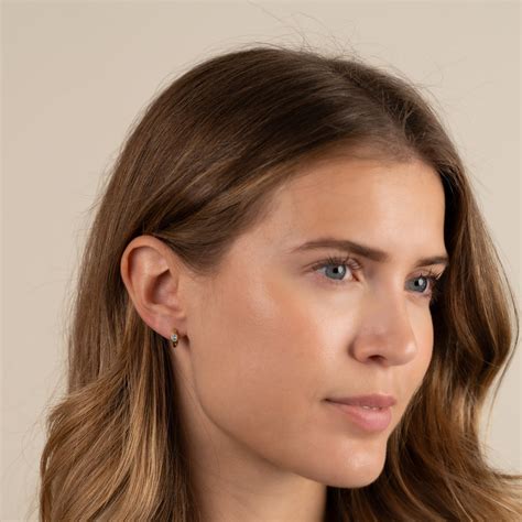 REBEKKA GREEN GOLDEN CREOL EARRING - Sisi Copenhagen