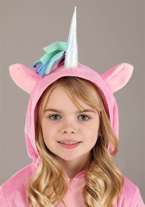 Girl's Pink Glitter Unicorn Costume | Unicorn Halloween Costumes