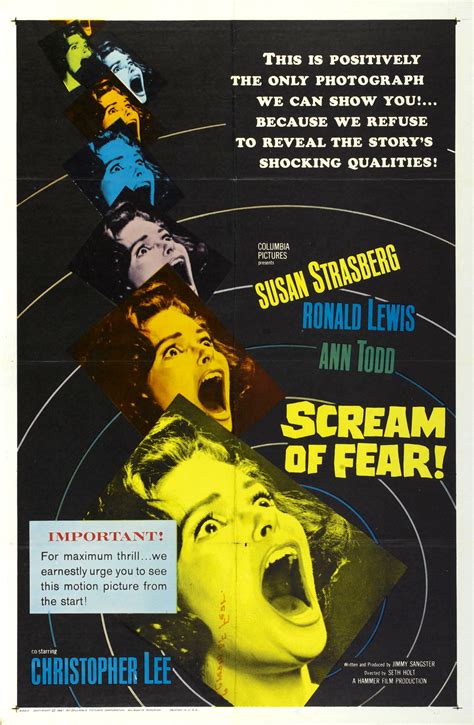 Scream Of Fear 1961