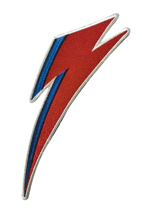 David Bowie Ziggy Stardust Lightning Bolt Embroidered Back Patch B081P ...