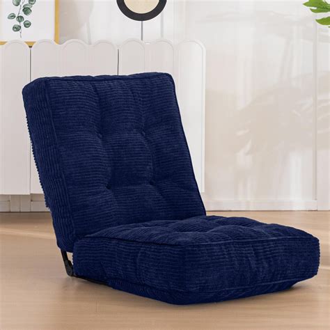 Adjustable Floor Chair with Back Support, Gaming Chair Floor Meditation ...