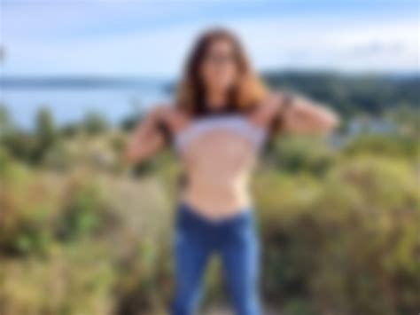 My wife flashing on a hike. : r/Flashing