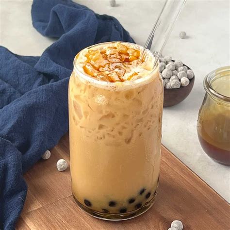 Creamy Caramel Milk Tea Recipe