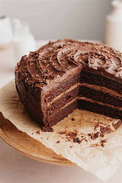 The Best Triple Chocolate Layer Cake - Alpine Ella