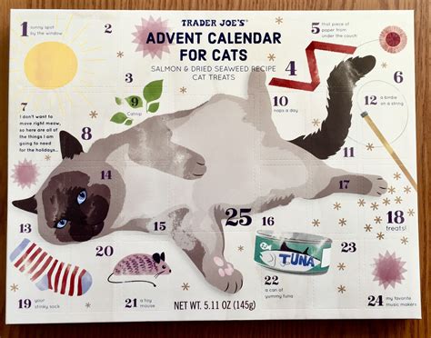 Trader Joe's 2019 Advent Calendar For Cats - The Homespun Chics