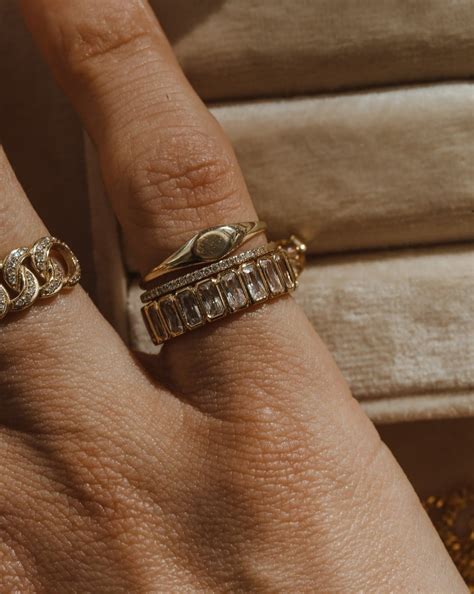 Allstar Pinky Ring Gold Vermeil | Products | Pinky rings for women ...