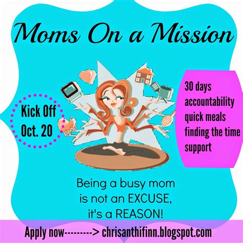Moms On a Mission: 30 Day Fitness Accountability and Support Group