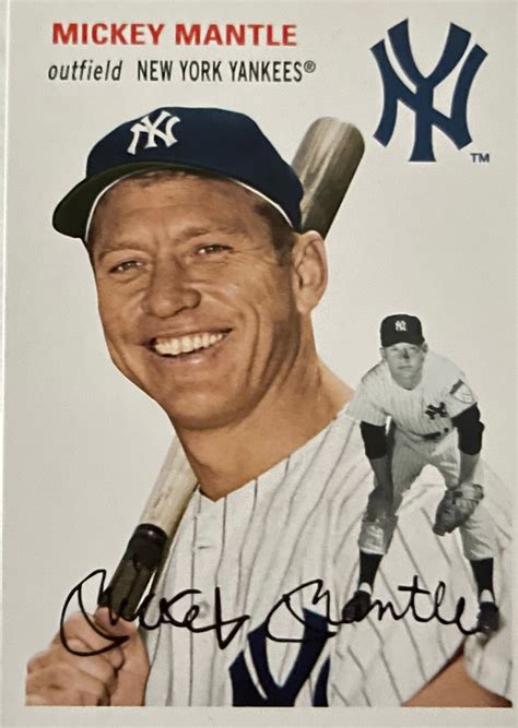 The Many Faces of the "Topps" 1954 Mickey Mantle - SABR's Baseball ...