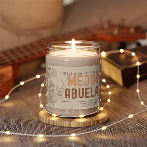 Sorpresa Vas a Ser Abuela Gift, Baby Announcement Candle in Spanish ...