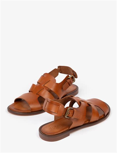 Biscay Leather Sandal - Tan |Women's Sandals | Penelope Chilvers