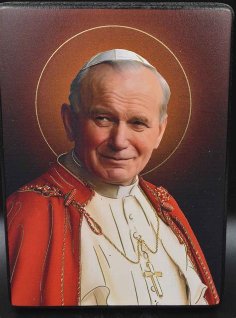 Ikona z certyfikatem - Jan Paweł II