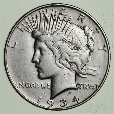 BETTER Date - 1934-D Peace Silver Dollar - Nice Retail Value - 90% ...