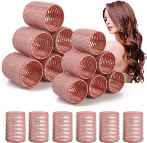 xnicx 18pcs Hair Rollers,Self Grip Ceramic Ionic Thermal Hair Roller ...