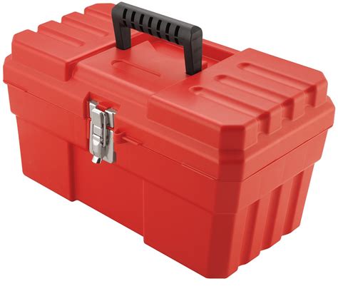 Red Plastic Toolbox