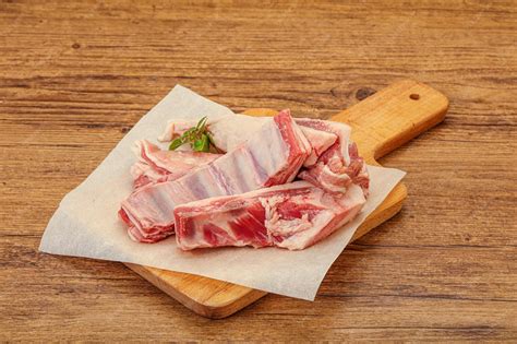 Premium Photo | Raw lamb ribs for cooking