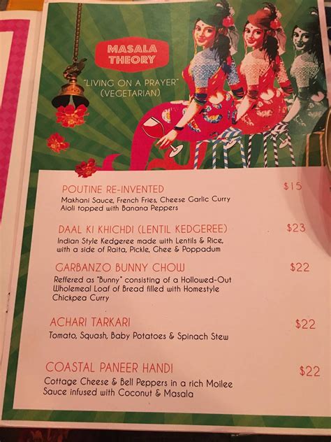 Menu at Masala Theory - Surry Hills restaurant, Surry Hills