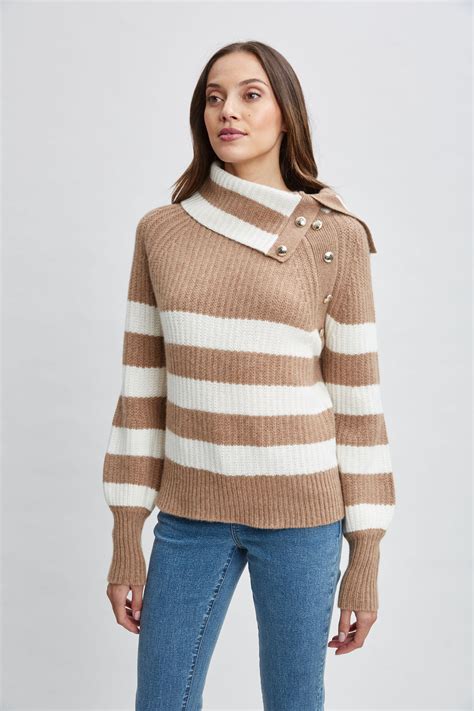 Cashmere Stripe Sweater – Elie Tahari