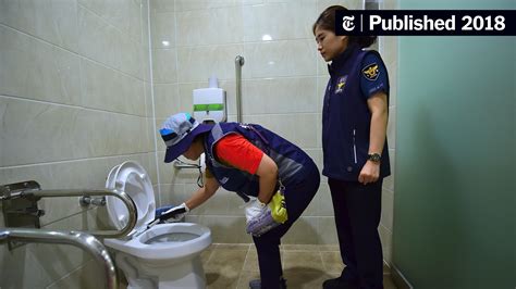 Is There a Spy Camera in That Bathroom? In Seoul, 8,000 Workers Will ...