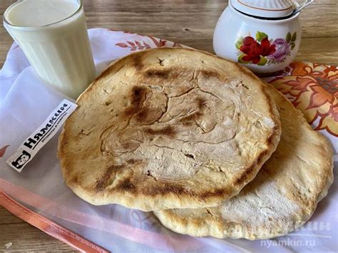 Толстый грузинский лаваш на дрожжах на сковороде рецепт пошаговый с ...