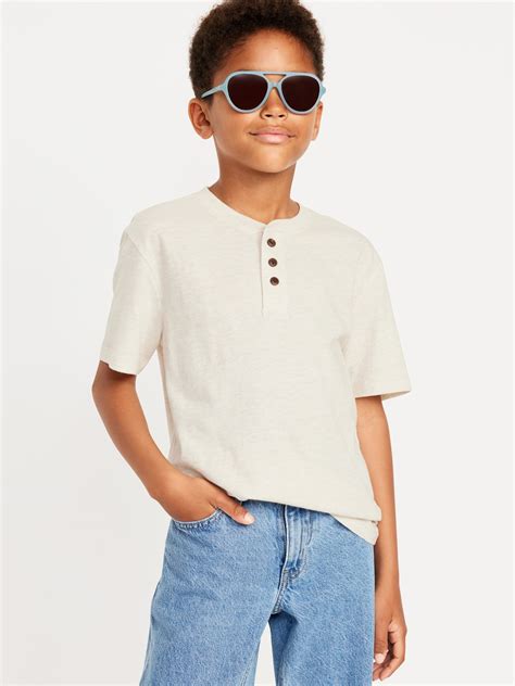 Short-Sleeve Henley T-Shirt for Boys | Old Navy