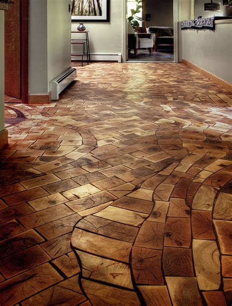 End grain flooring, Flooring, Pallet floors