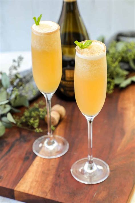 Frozen Apple Cider Mimosa - Bonappeteach
