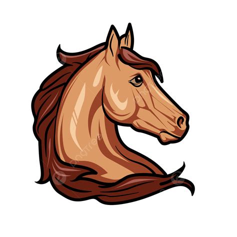 Horse Head Cartoon Sticker, Horse Clipart, Cartoon Clipart, Head ...