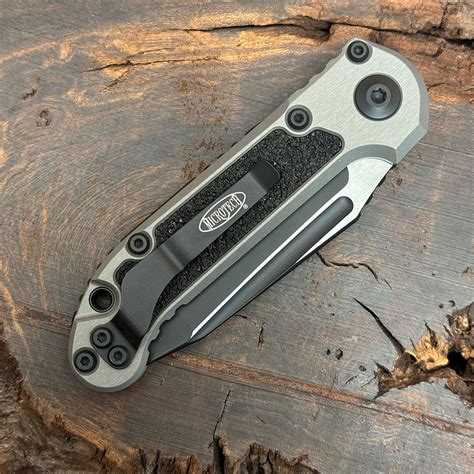 Microtech LUDT T/E Gen III Natural Clear Serrated 1136-2NC | American ...