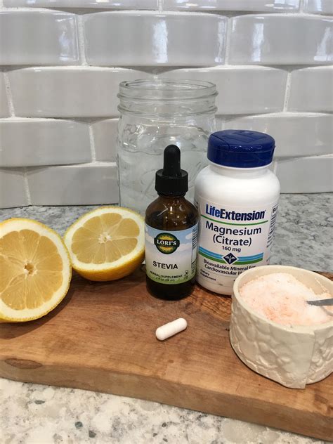 Table Salt Lemon And Water at Mae Kimbrell blog