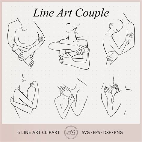 Nude Couples SVG Clipart. Male Nude Art Digital Image Line Art. Nude Woman Art. Nude Shirt Print ...