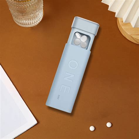 Home Storage - Portable Pillbox Divided Into 7-day Packs Weekly ...