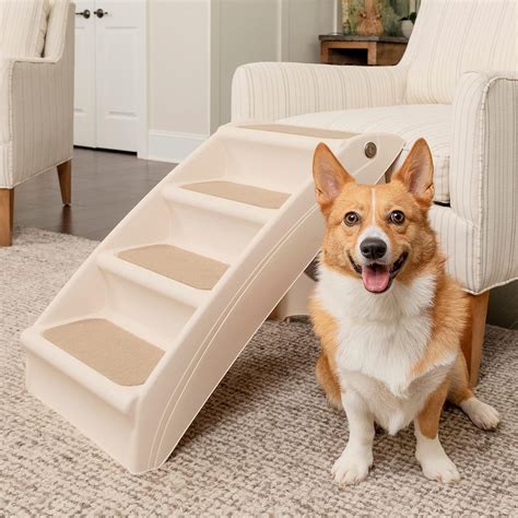 Buy PetSafe CozyUp Folding Dog Stairs - Pet Stairs for Indoor/Outdoor ...