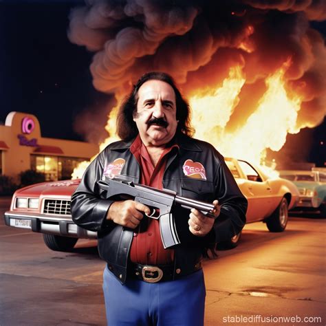 Ron Jeremy Taco Bell Mayhem | Stable Diffusion Online