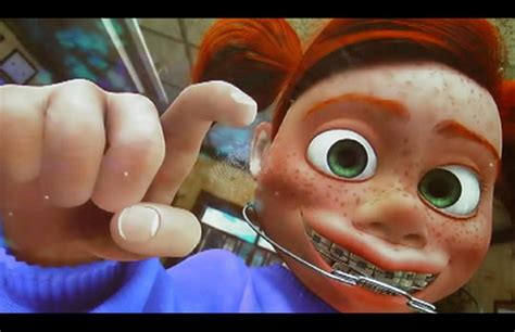 Girl From Nemo With Braces Holding Fish at Selma Burns blog