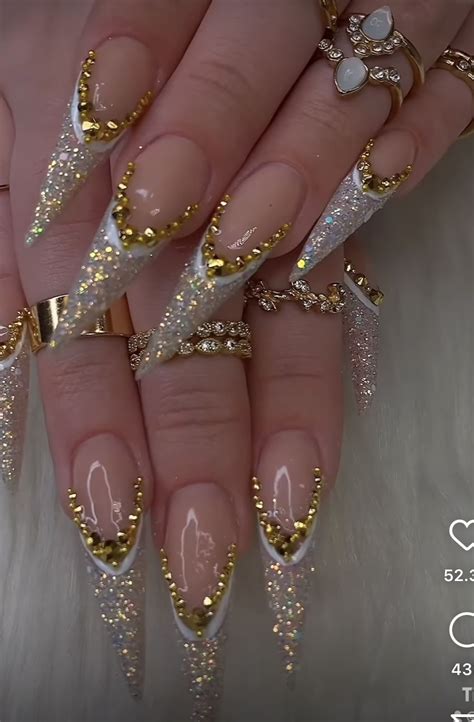 Bling Acrylic Nails, Bling Nails, Rhinestone Nails, Swag Nails, Bling ...