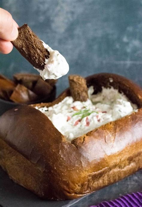 Rye Bread Dip - Fox Valley Foodie