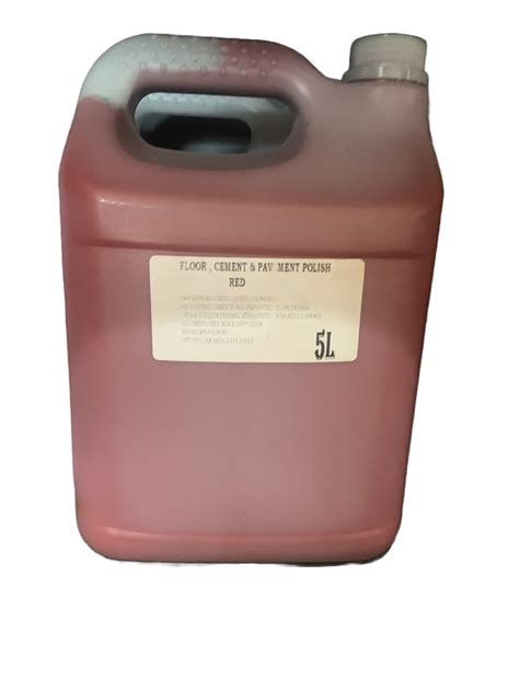 Floor Cement & Pavement Red Polish 5L - Oceant Chemicals