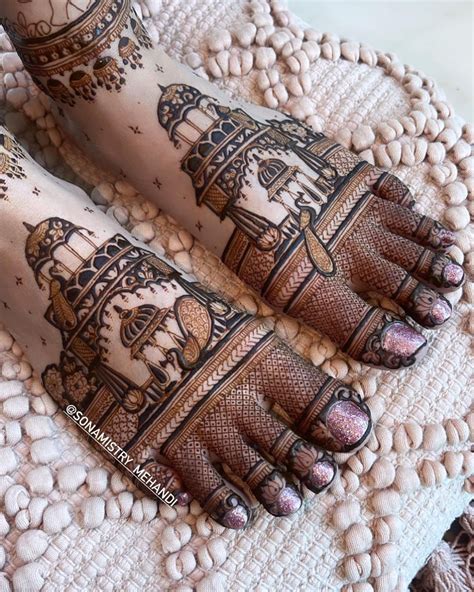 Latest Bridal Feet Mehndi Design | Bridal Foot Henna Designs - Wish N ...