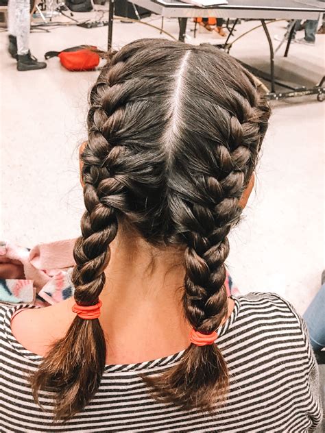 quick double french braids | Double french braids, Hair styles, Hair