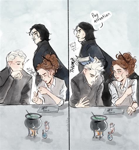 Severus Snape And Hermione Granger Fan Art