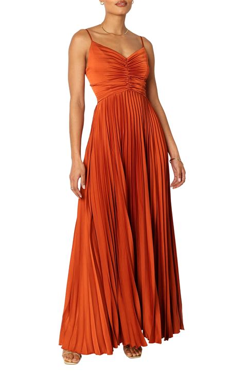 Petal & Pup Naira Pleated Maxi Dress | Nordstrom | High low chiffon ...